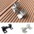 Decking Clips - Intermediate T Clips  - Concealed Hidden Stainless Steel T Clips Fixings (100) for Composite Decking Plastic Decking PVC Decking WPC Decking Board